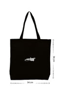 Whale - Kanvas Çanta - Siyah