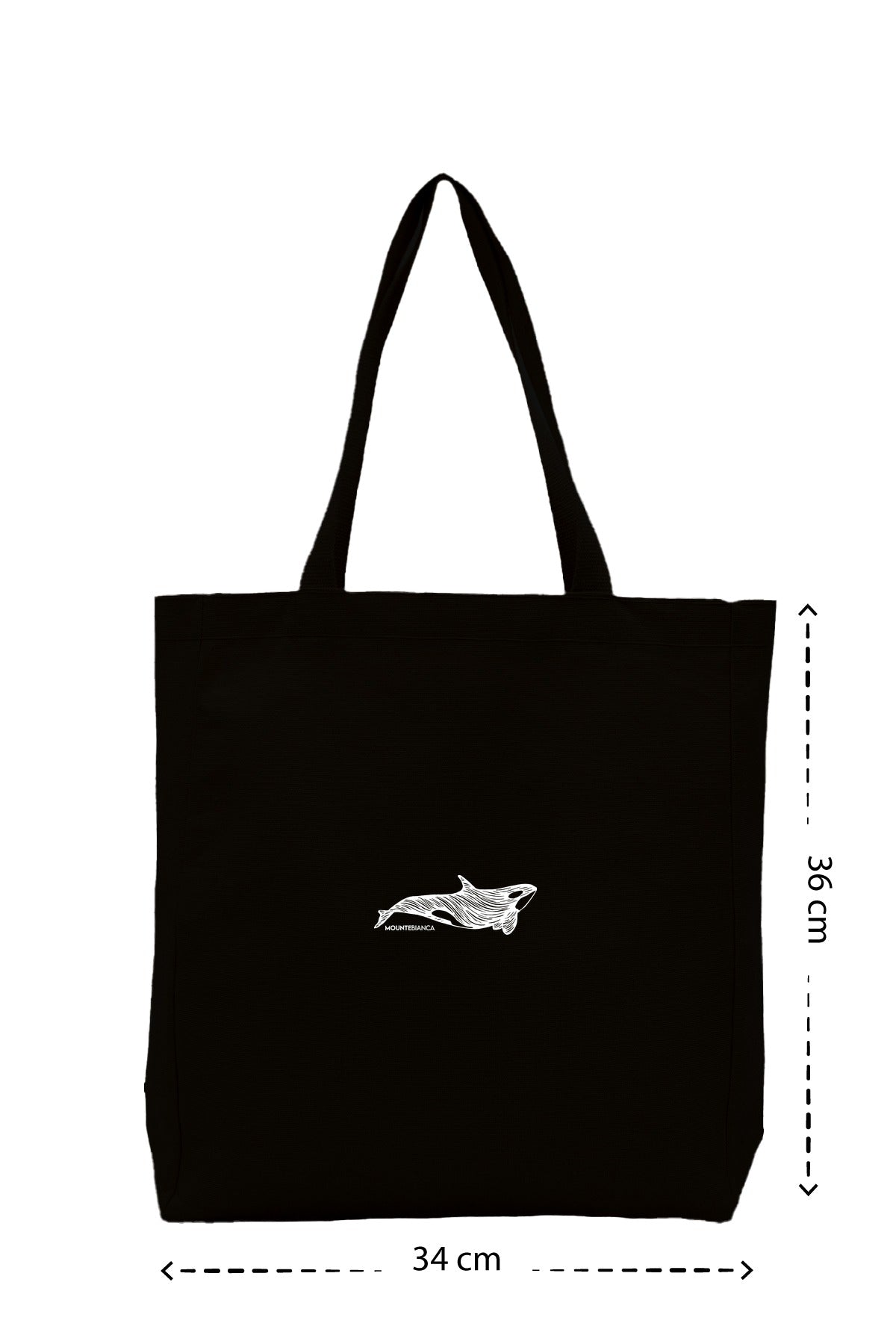 Whale - Kanvas Çanta - Siyah