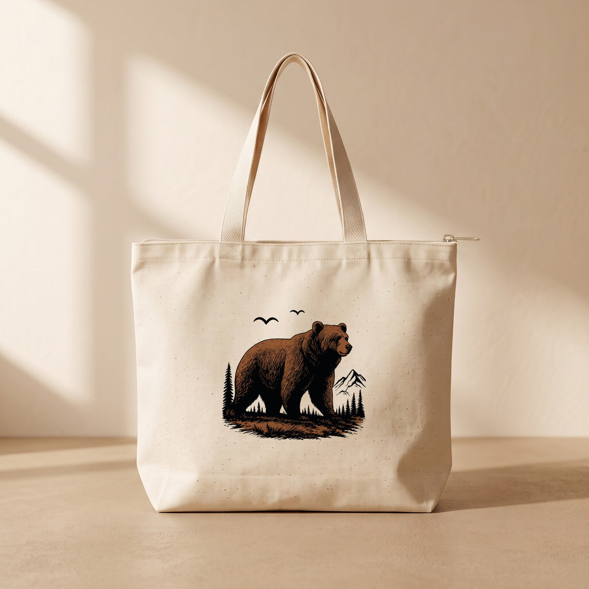 Wildborn - Fermuarlı Tote Bag